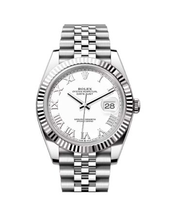 Rolex Datejust 126334 White Roman Jubilee